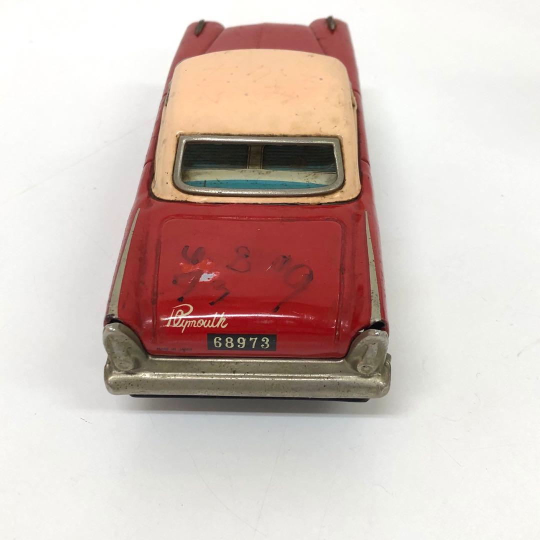 g411-30 プリムス・フューリー　ブリキ　クラシックカー　海外　車　おもちゃ