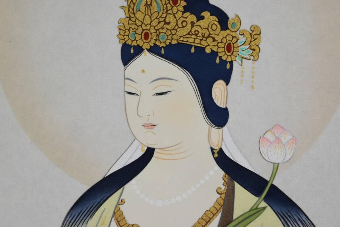 三十三ヶ所/西国三十三箇所霊場集印肉筆掛軸/仏事掛/掛軸/名家伝来/AA-687