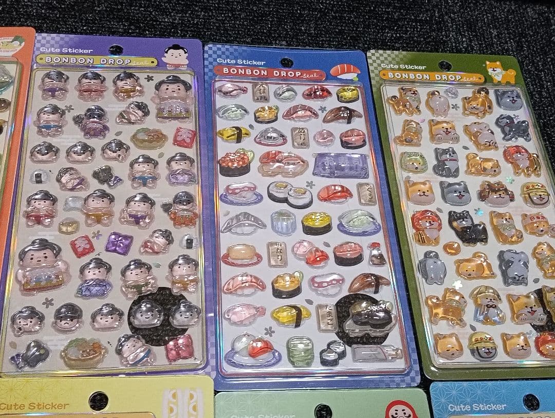 【正規品】和柄　第一弾　7種　第二弾 コンプリート ボンボンドロップ　15枚