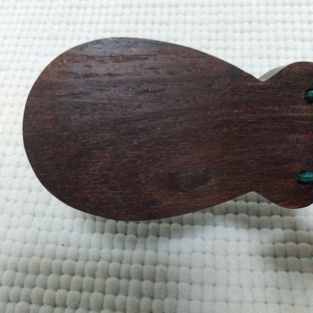 激レア♪NIKKAN製〈柄付きカスタネット〉キレの良い音♪木製 昭和レトロ