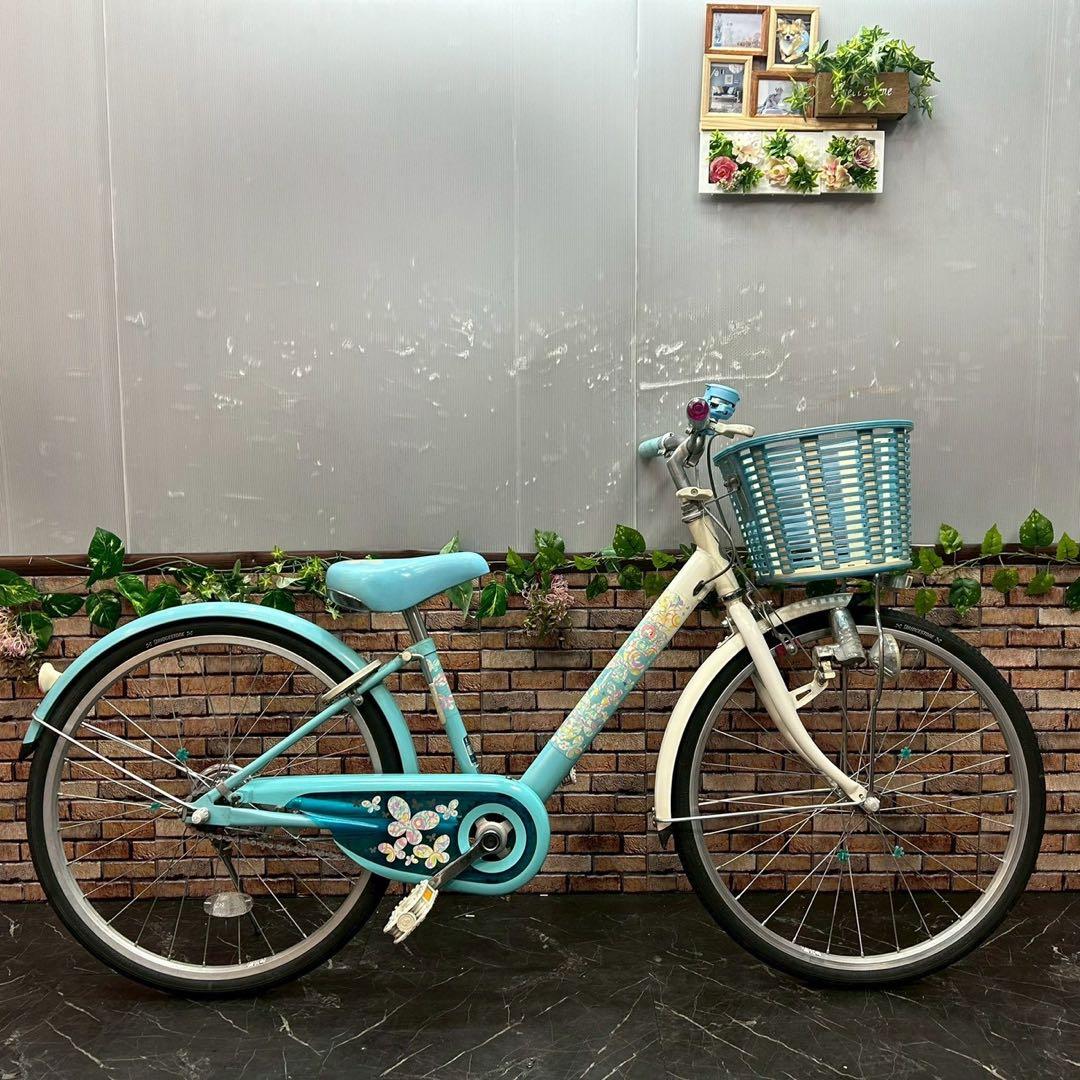 【31】子供用自転車 子供車 ブリヂストン ECOPAL 水色 22インチ