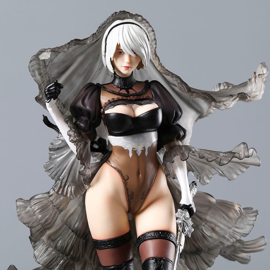 NieR ニーアオートマタ 2B 花嫁衣装 PVCフィギュア