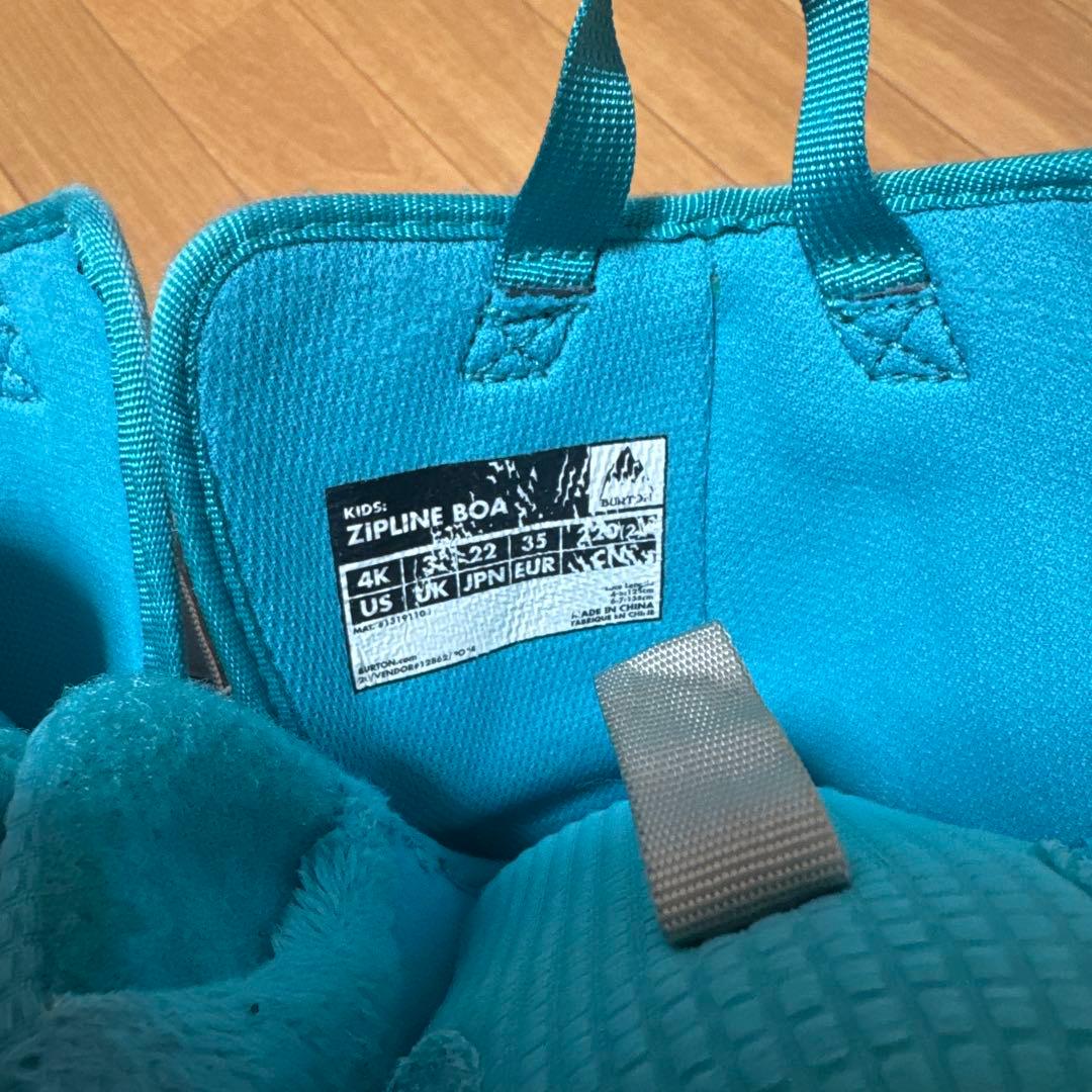キッズ ZIPLINE BOA Burton 22cm バートン ブーツ スノボ