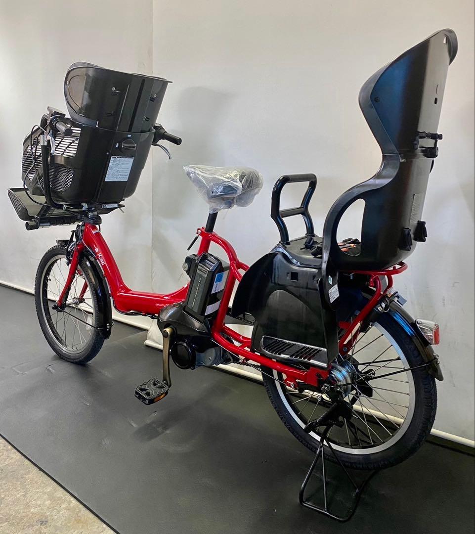 1年保証 送料無料　ヤマハ　パスキッス　20インチ　赤色　電動アシスト自転車