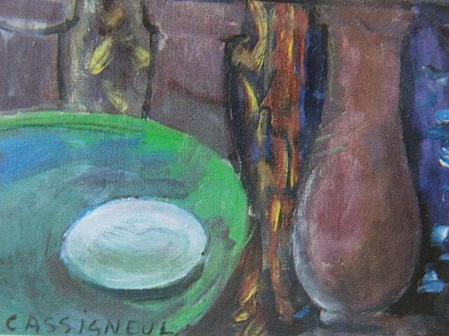 カシニョール（Cassigneul）、夜、希少な画集より、新品高級額