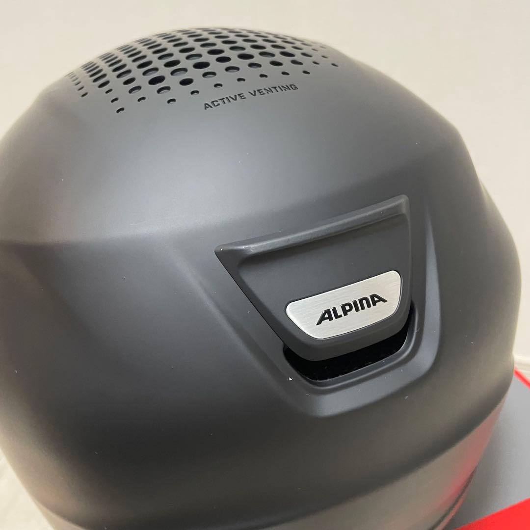 【美品】ALPINA スキーヘルメット ゴーグル付き