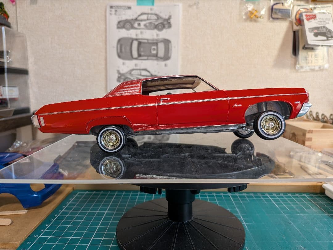 自動車 amt 1/25 1970 impala lowrider