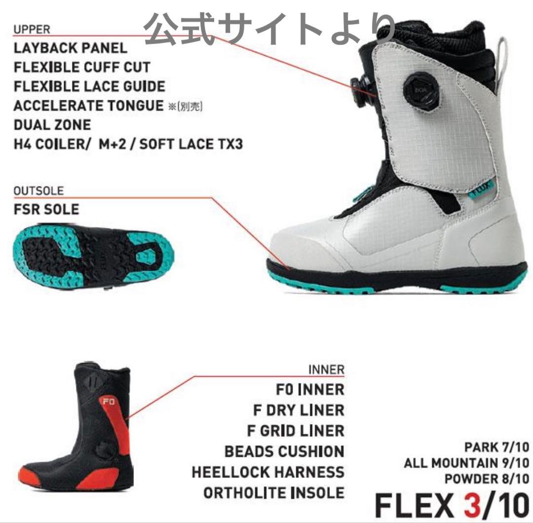 FLUX フラックスブーツLB-BOA 25-26最新モデル 24.5cm