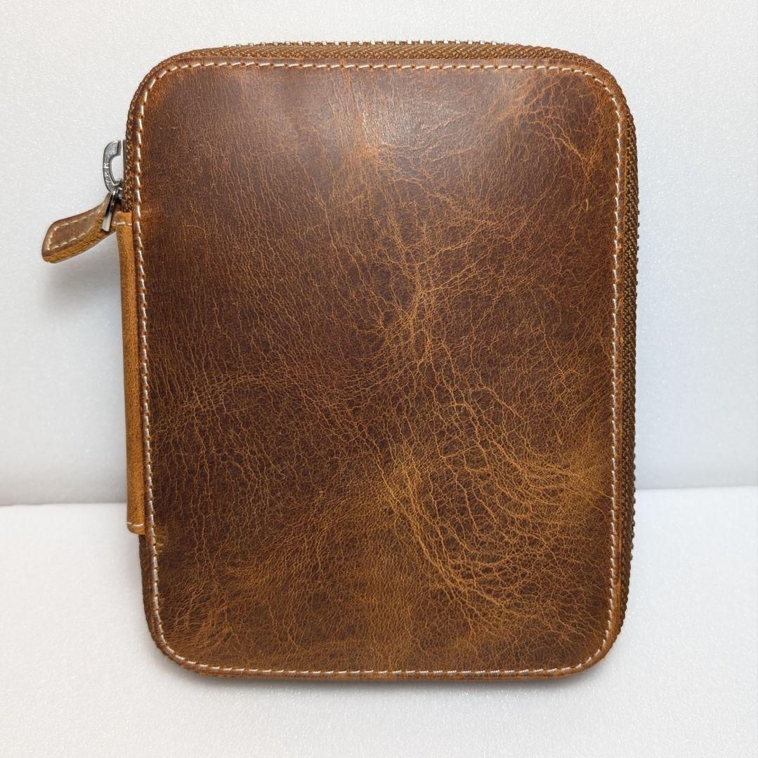 ガレンレザー 10本差し ラウンドジップケース クレイジーホースレザー