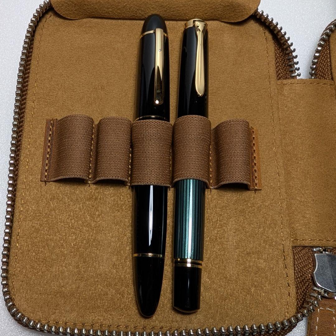 ガレンレザー 10本差し ラウンドジップケース クレイジーホースレザー