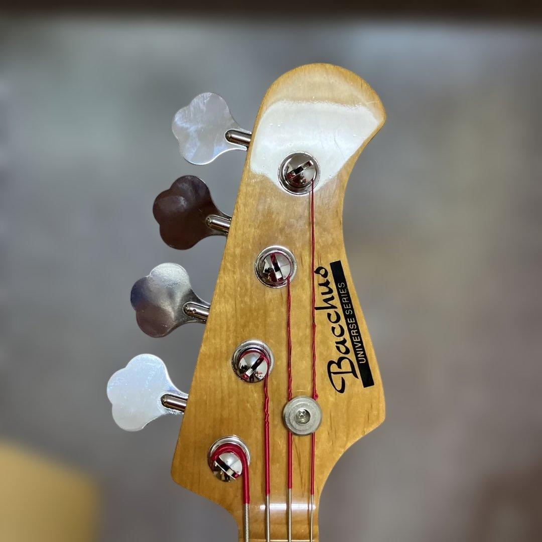 初期帯ロゴ　バッカス　ユニバース　BJB-300M 改ジャズベース　美中古品