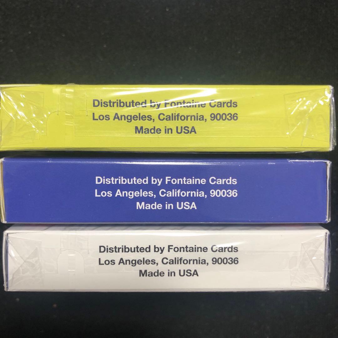 fontaine 5000s トランプ　3セット