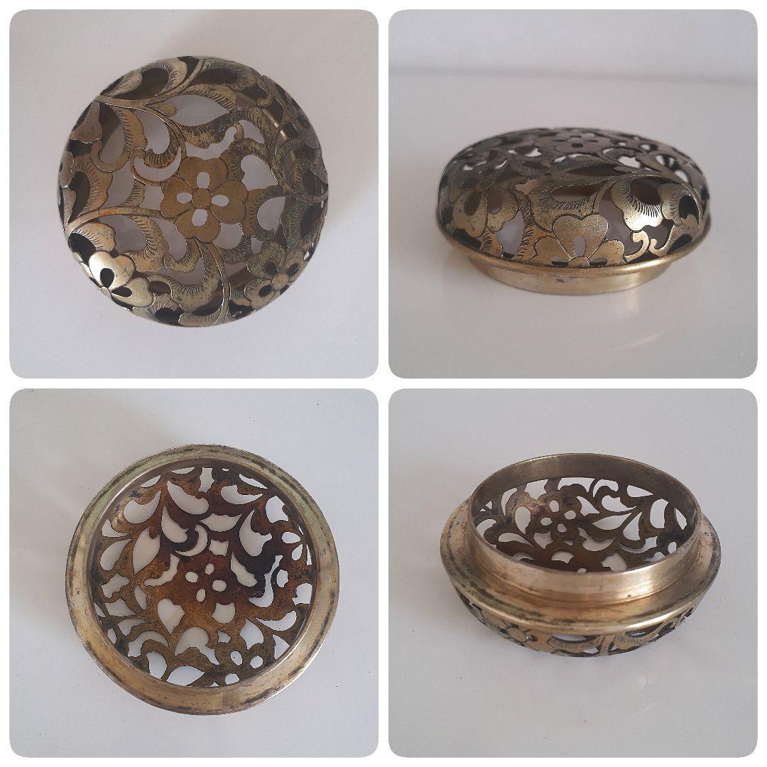 ✨青磁三足火舎香炉 透かし彫り骨董品 火舎 工芸