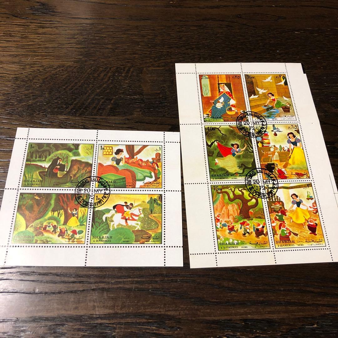 ディズニー　他　外国切手　157枚