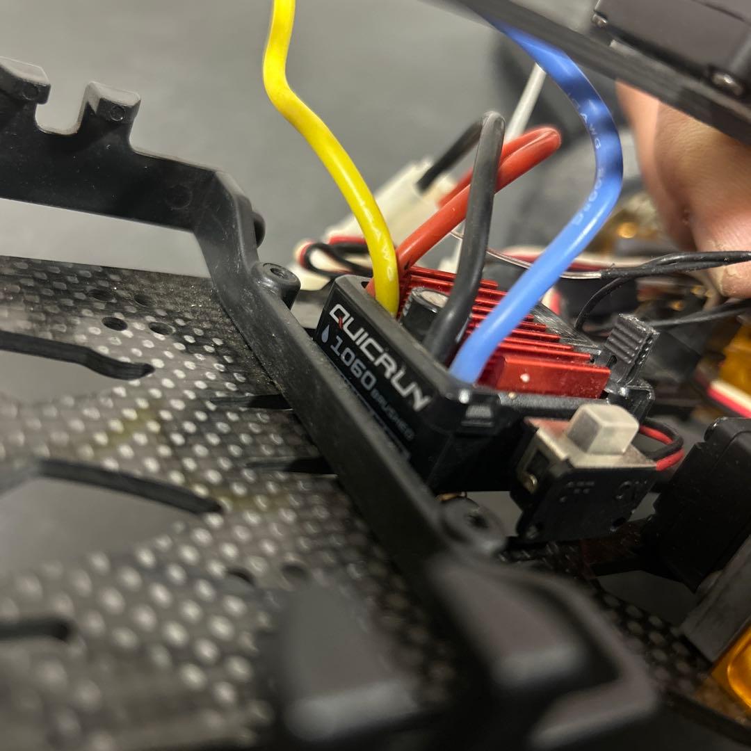 ラジドリ　TA-05 VDF　ゴールド　魔改造シャーシ　2駆　ＲＷＤ化