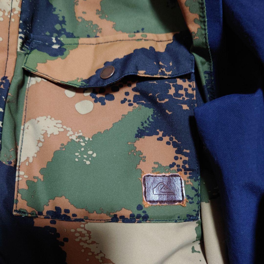 クイックシルバー　ARBN 150 迷彩柄 スノーボードウェア スキー　上下