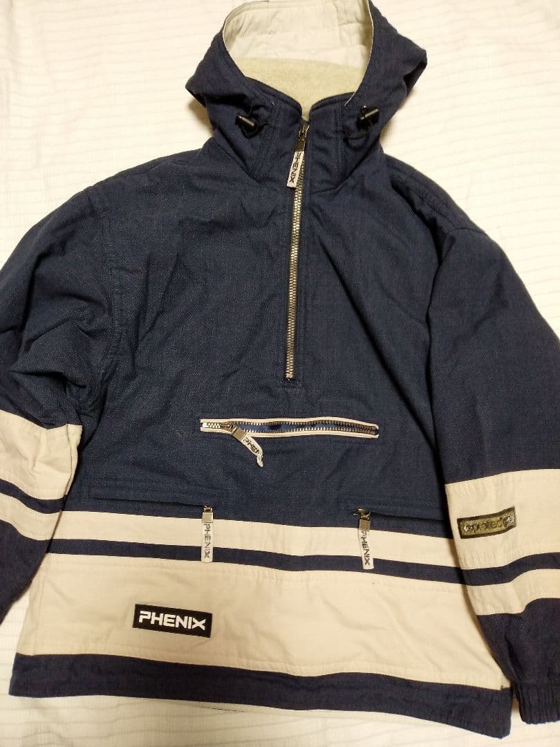 PHENIX 　ウエア フード付き ネイビー/ベージュ