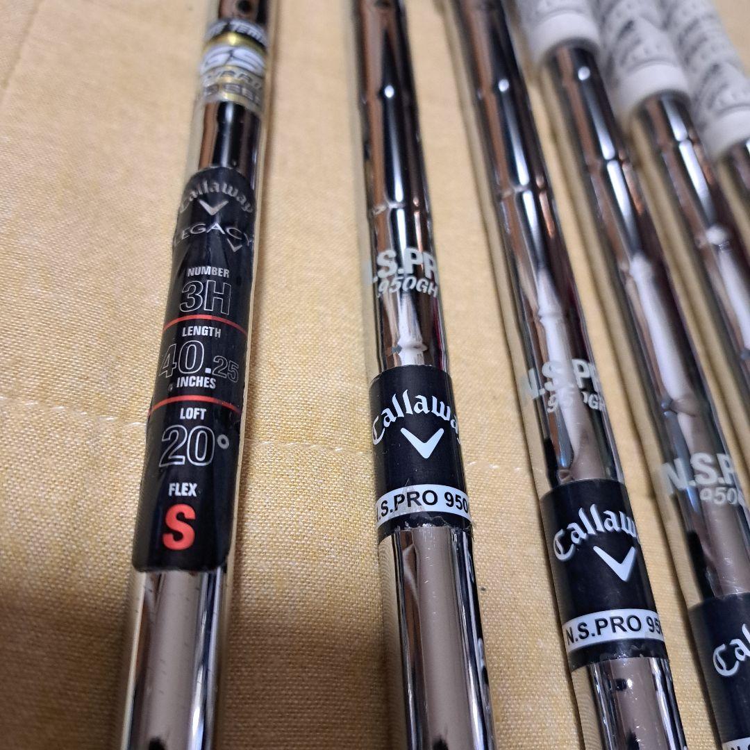 キャロウェイ.レガシーX-HOT. アイアン6番～PWとレガシー20度UT6本。