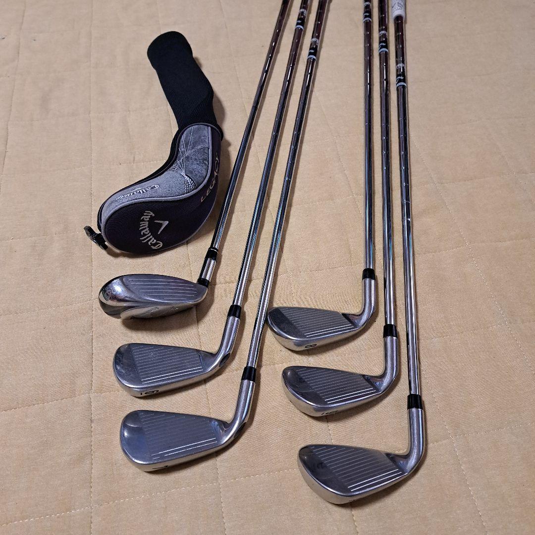 キャロウェイ.レガシーX-HOT. アイアン6番～PWとレガシー20度UT6本。