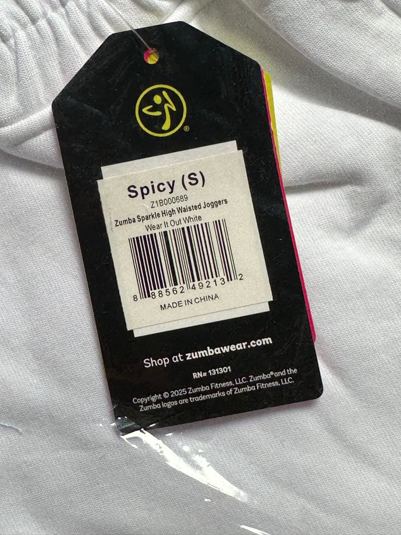新品　正規品　ズンバ　S スパンコール　ジョガーパンツ