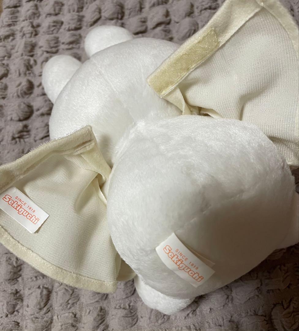 ミッフィー ホワイトシリーズ　ぬいぐるみ 花柄刺繍付き