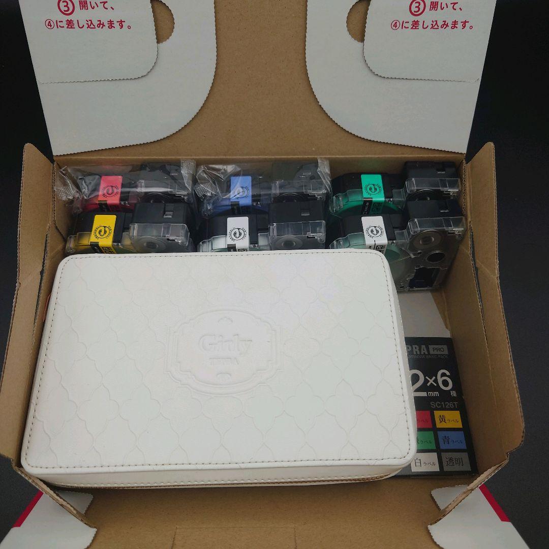 TEPRA ラベルライター テプラ PRO SR-GL2 ガーリーテプラ