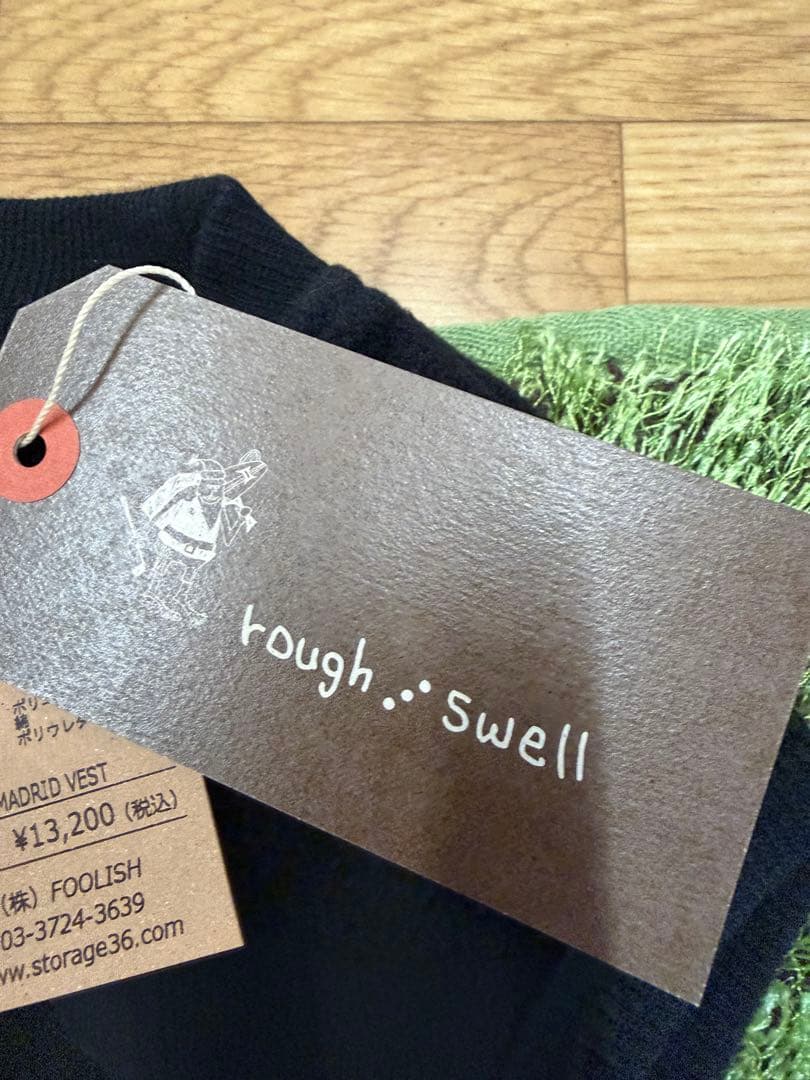 新品正規品【ROUGH&SWELL/M】マイクロフリース素材ベストゴルフメンズ