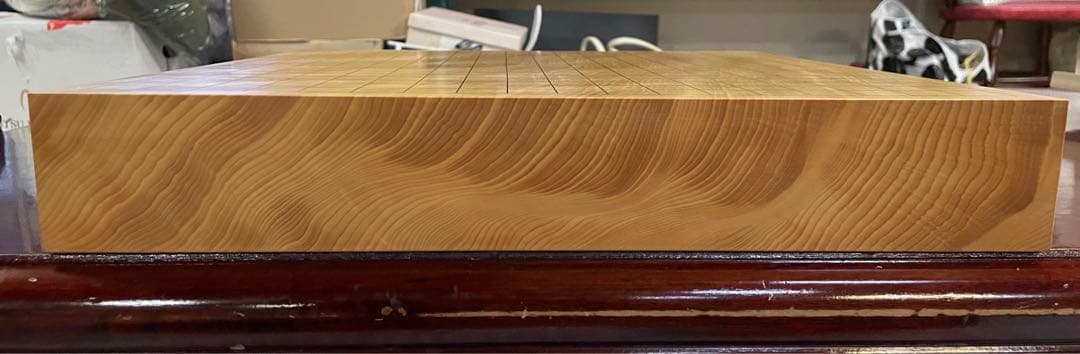 本榧卓上囲碁盤(2.2寸 木裏 一枚板)