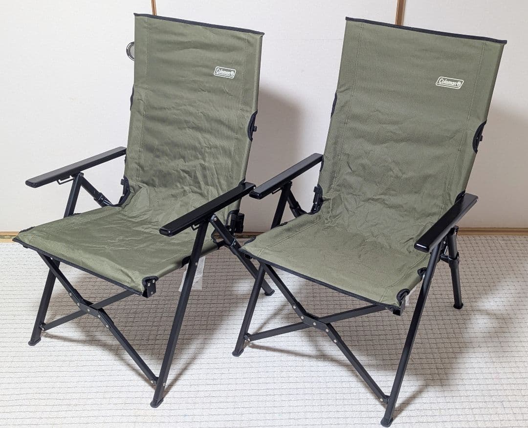 Coleman コールマン レイチェア オリーブ チェア 2脚セット