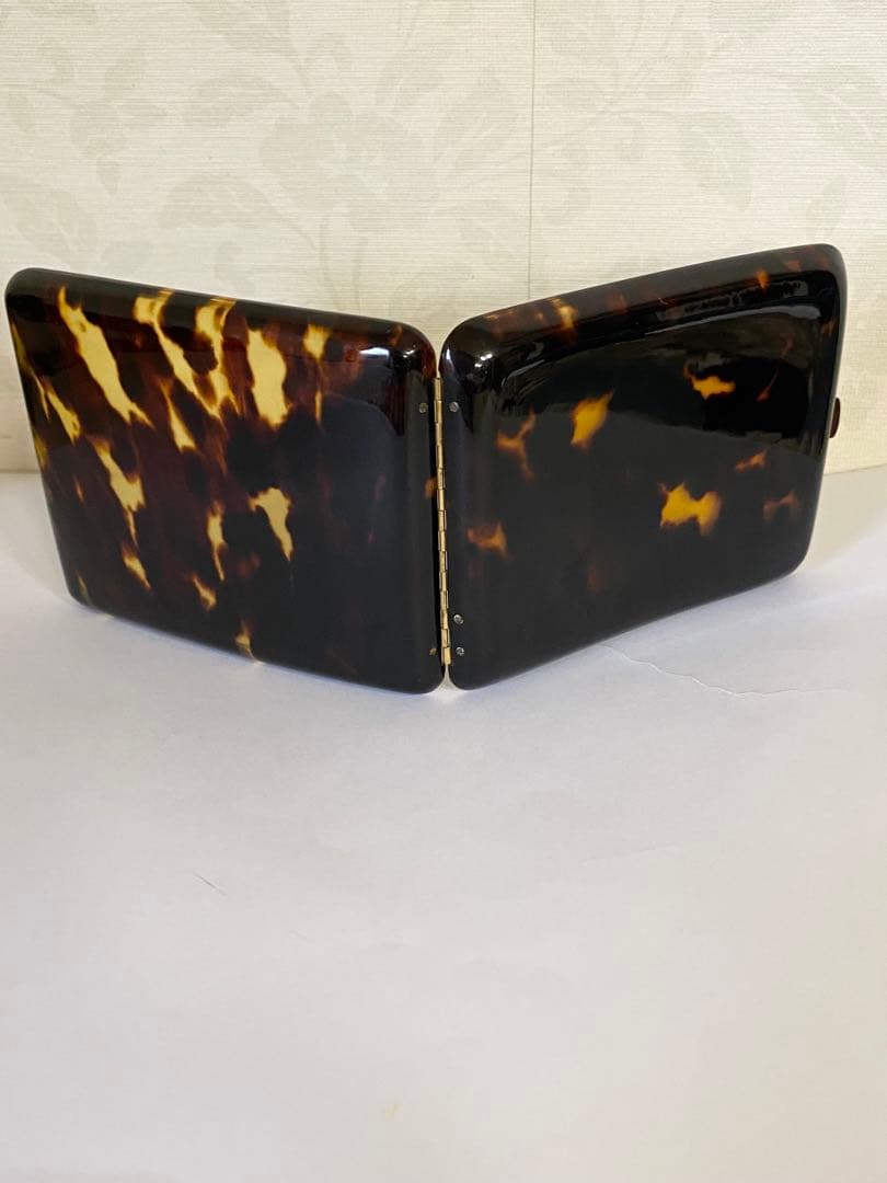 ベッコウ　鼈甲　タバコいれ　アンティークの鼈甲製煙草入れ　2個セット