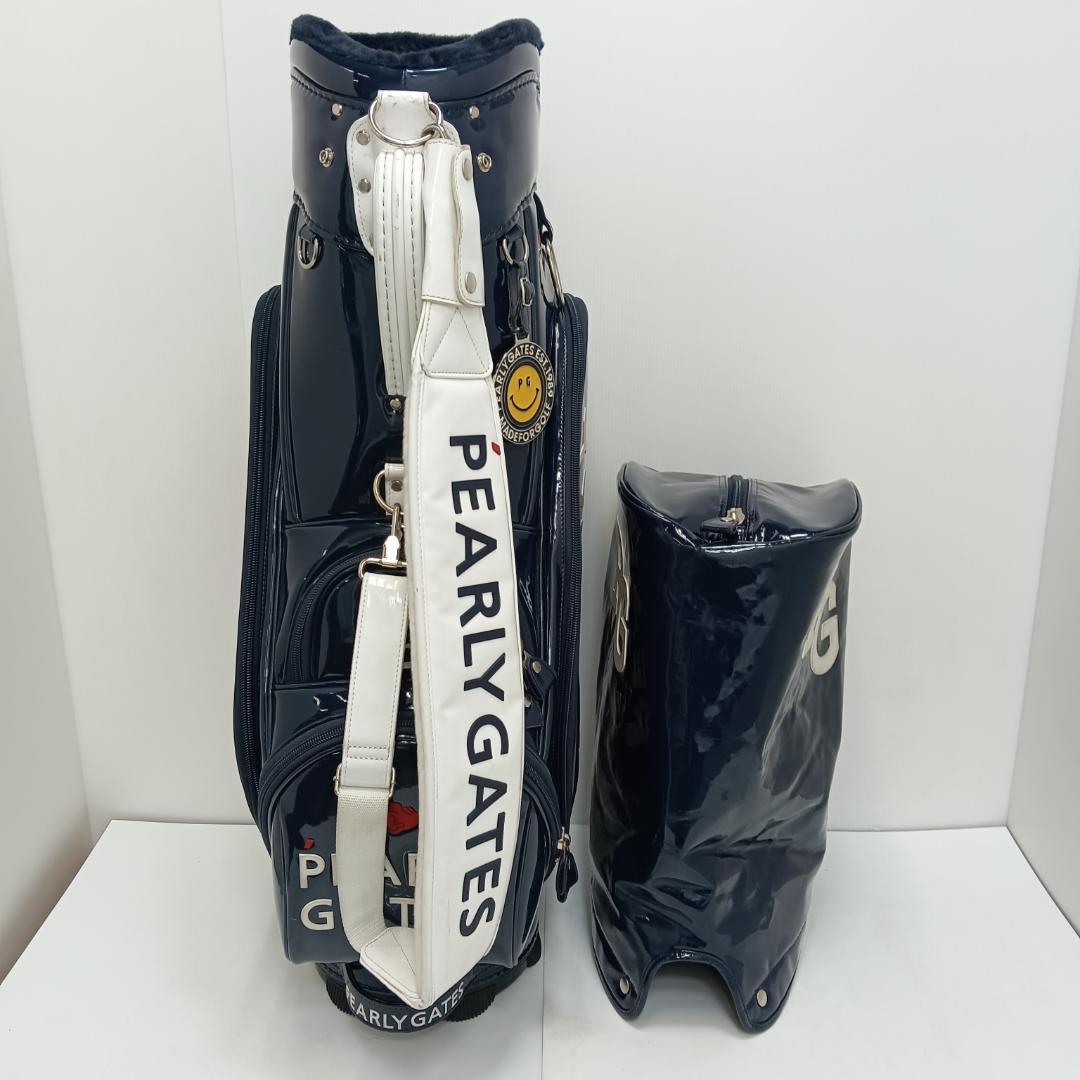 8ｍ3333h1z パーリーゲイツ キャディーバック ネイビー golfbag