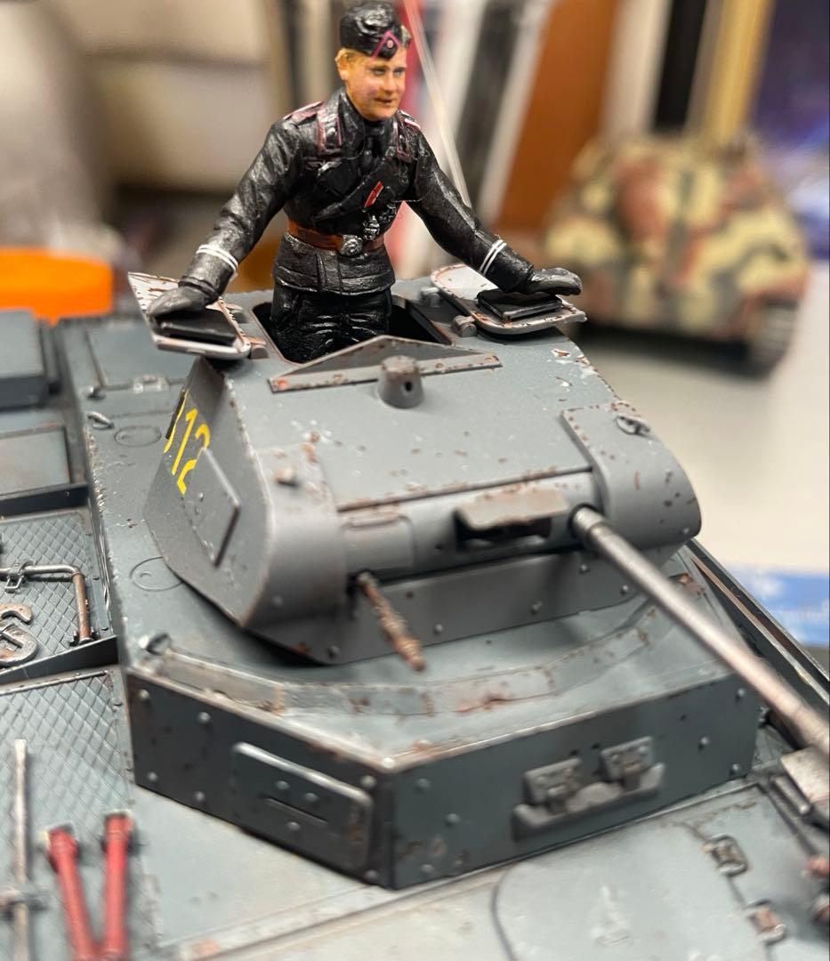 タミヤ1/35ドイツ2号戦車Ａ〜C型組み立て済みモデル