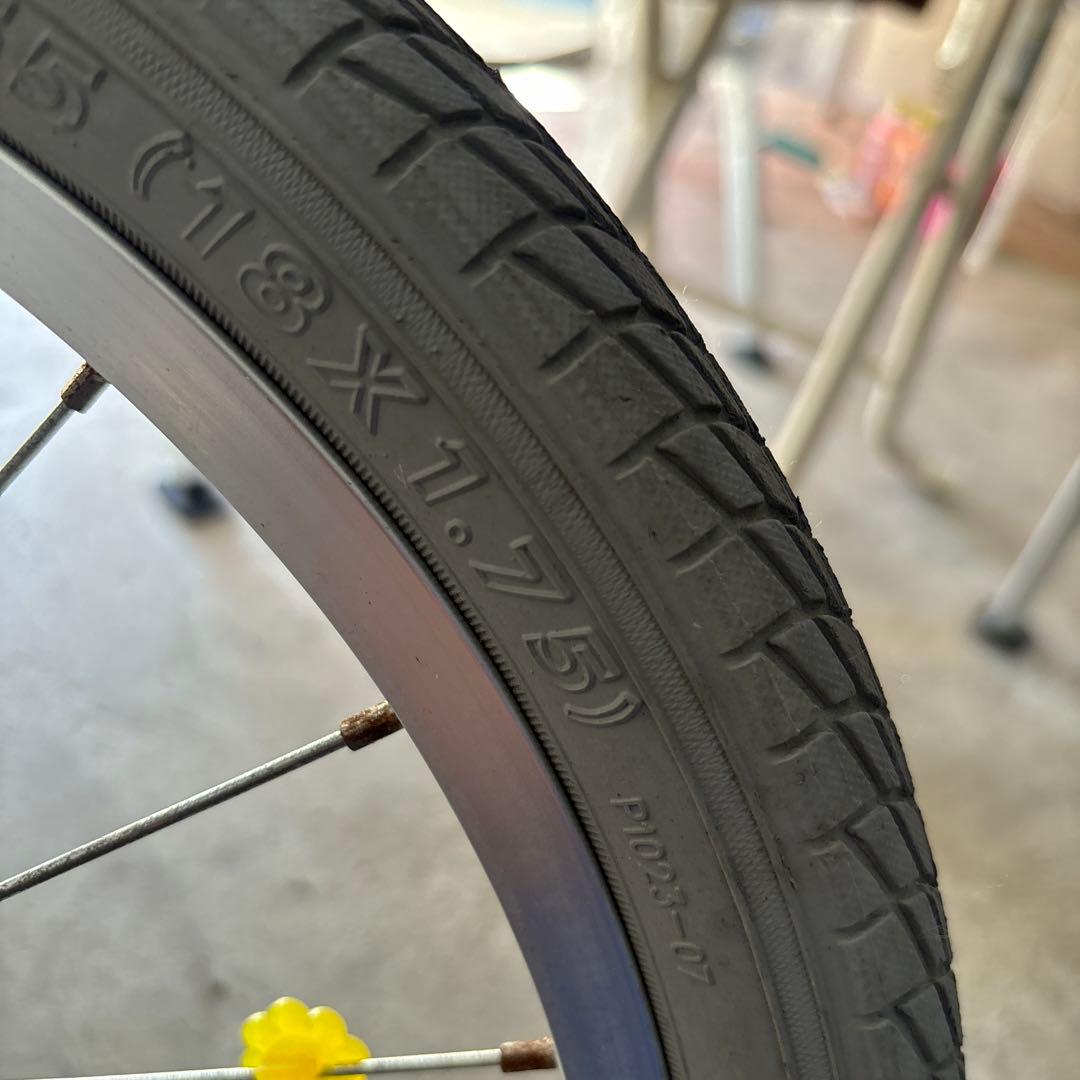 18インチ　ラプンツェル　自転車
