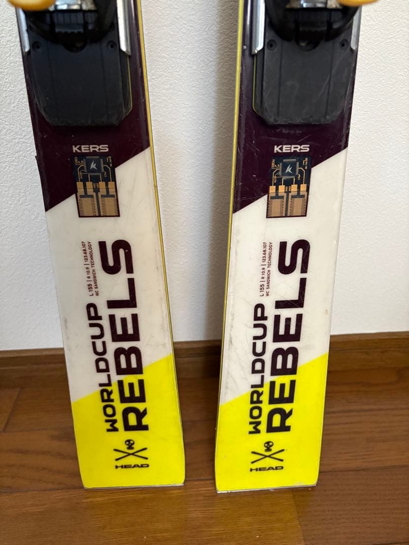 HEAD REBEL スキー板 155cm グラフェン　iSL