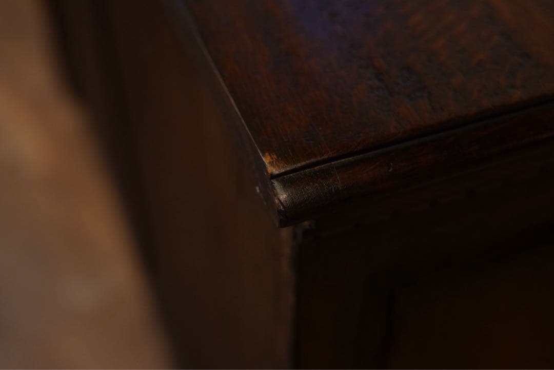 フランスアンティーク　1800年代　古木　キャビネット　カウンター