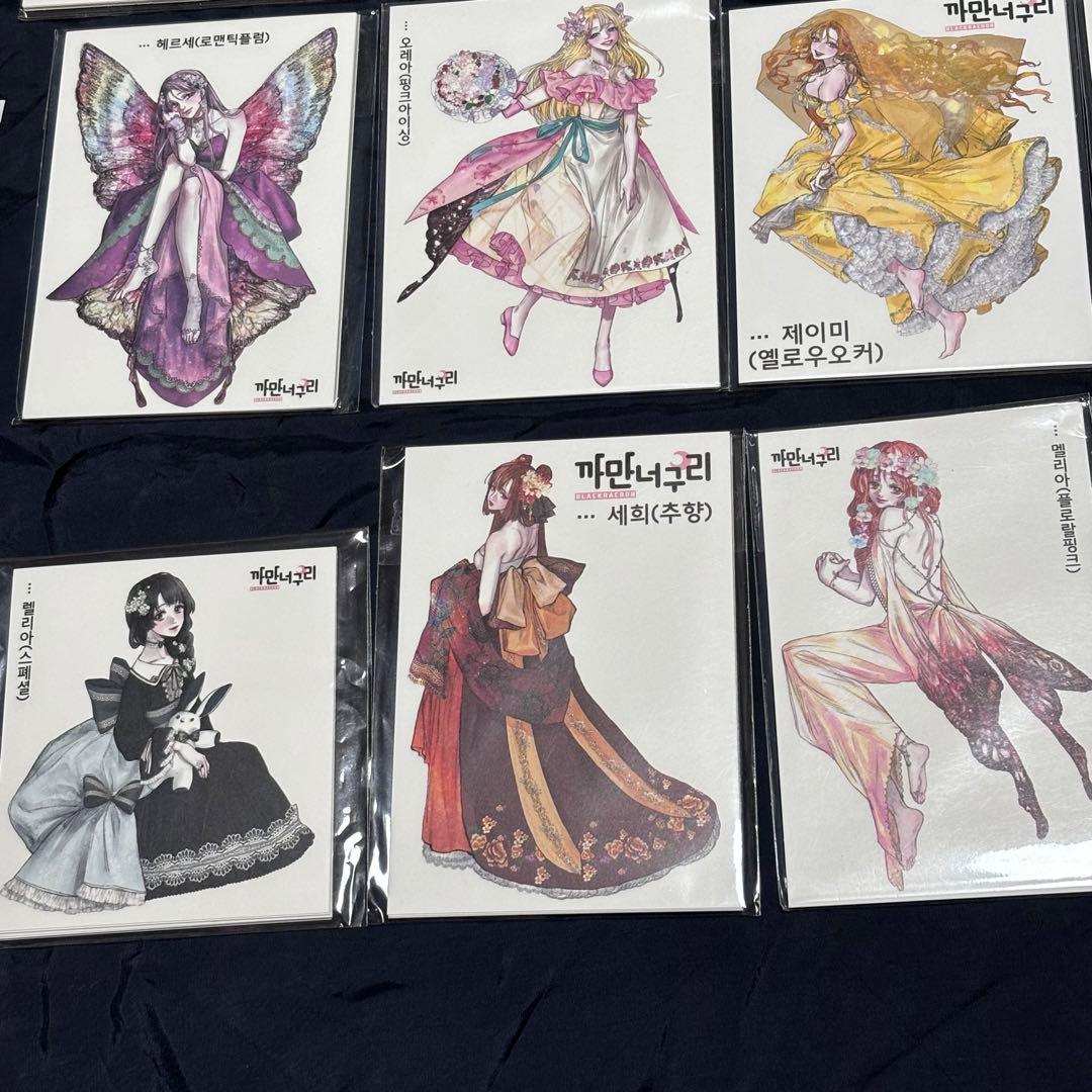 バラ売り可【BU40海外ステッカー】黒いたぬき様　女の子人物ステッカー　アンシー