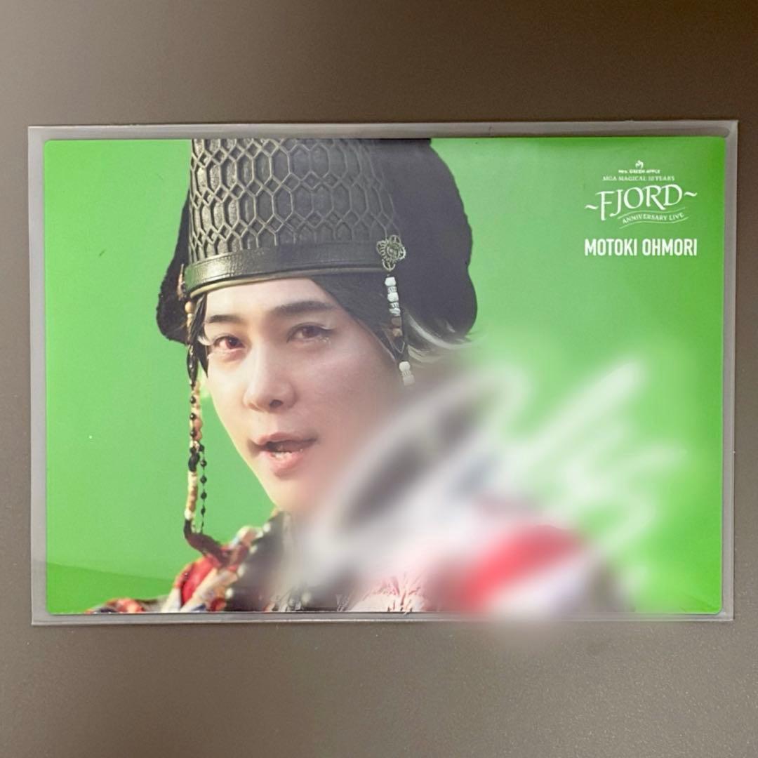 Mrs.GREENAPPLE フィヨルド 大森元貴　直筆サイン入りフォトカード