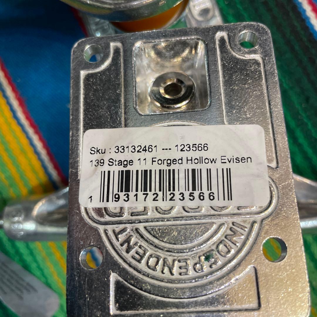 independent スケートトラック139 エビセン　モデル　139