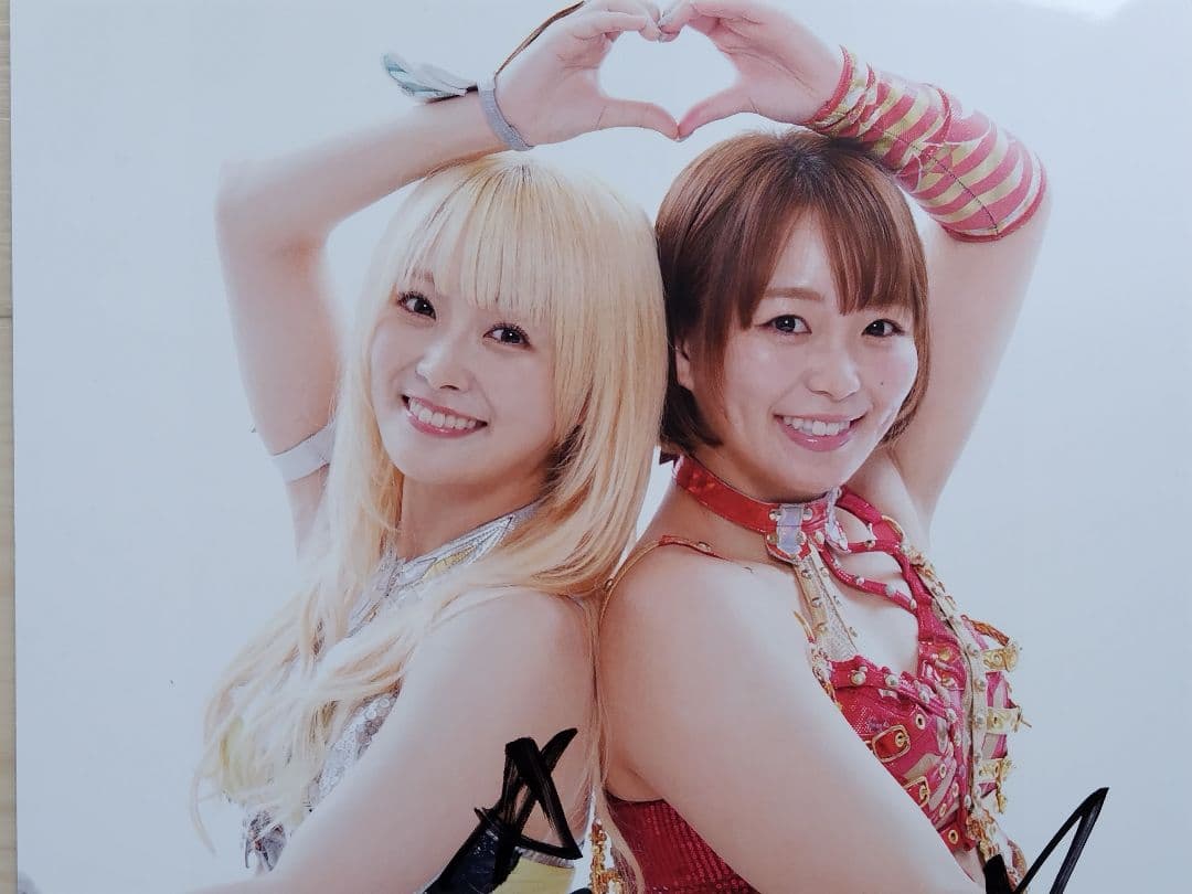 Sareee選手 なつぽい選手 サイン入ポートレート STARDOM スターダム