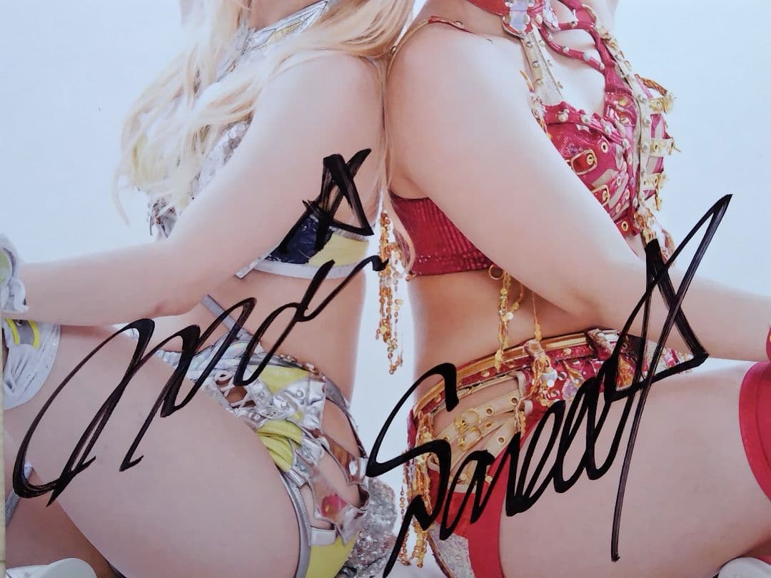 Sareee選手 なつぽい選手 サイン入ポートレート STARDOM スターダム