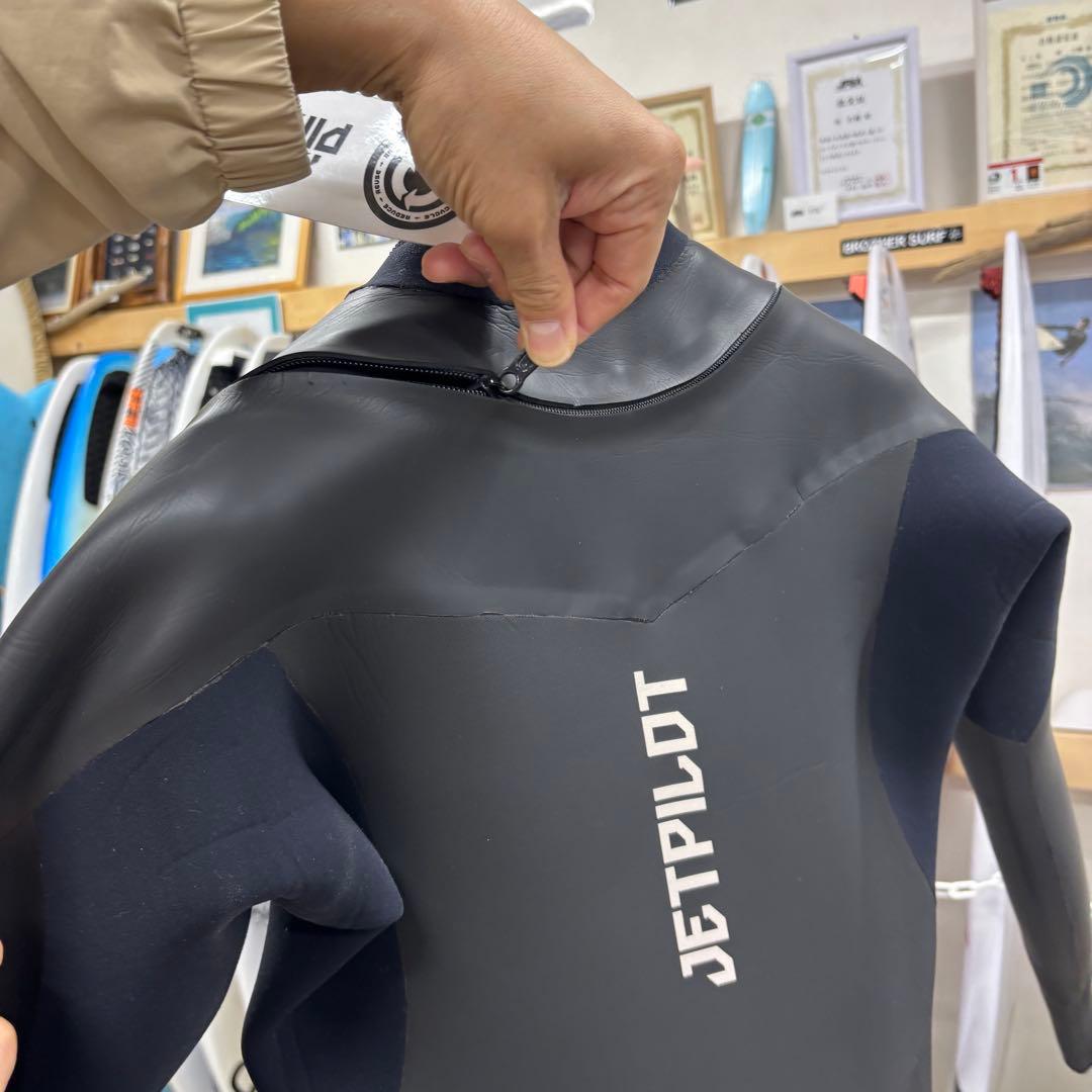 ウェットスーツ　セミドライ ブラック/Mグレー