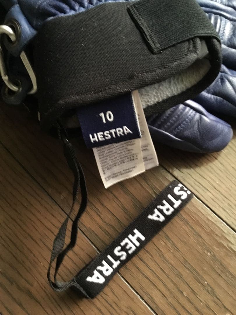 Hestra ネイビー スキーグローブ　中古