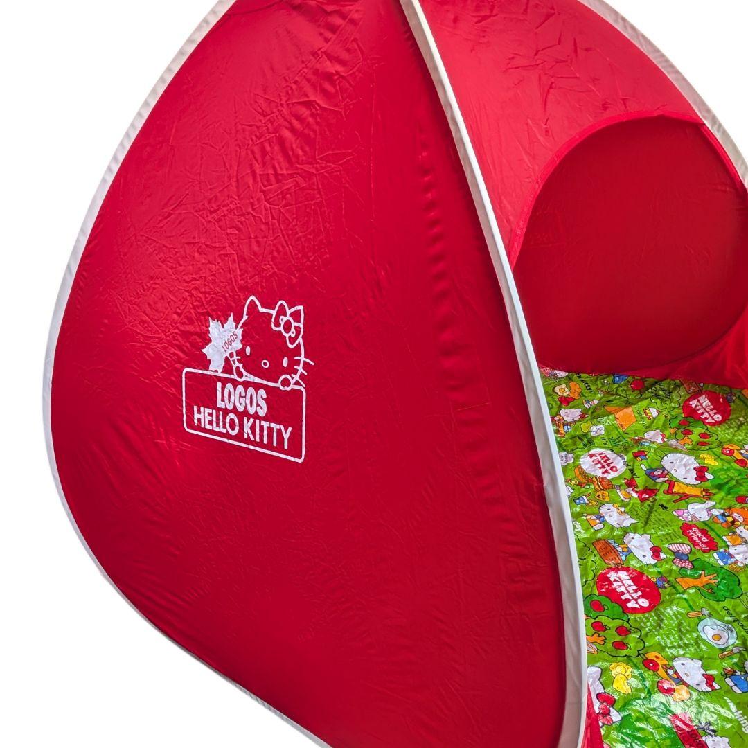 美品 ロゴス ハローキティ コラボ ポップシェード180 テント UVカット