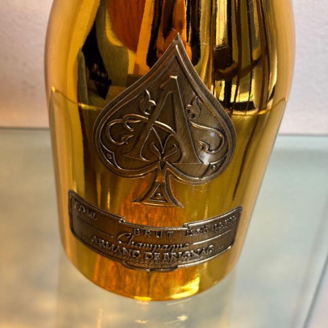 NA3774 未開栓! ARMAND アルマンド ゴールド シャンパン 箱付き