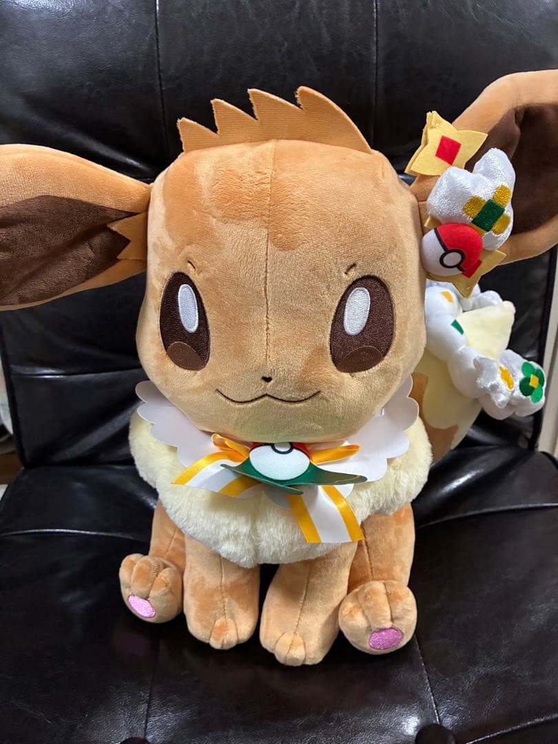 【新品タグ付き】ポケパークカントー限定品　ピカチュウ イーブイ ぬいぐるみセット