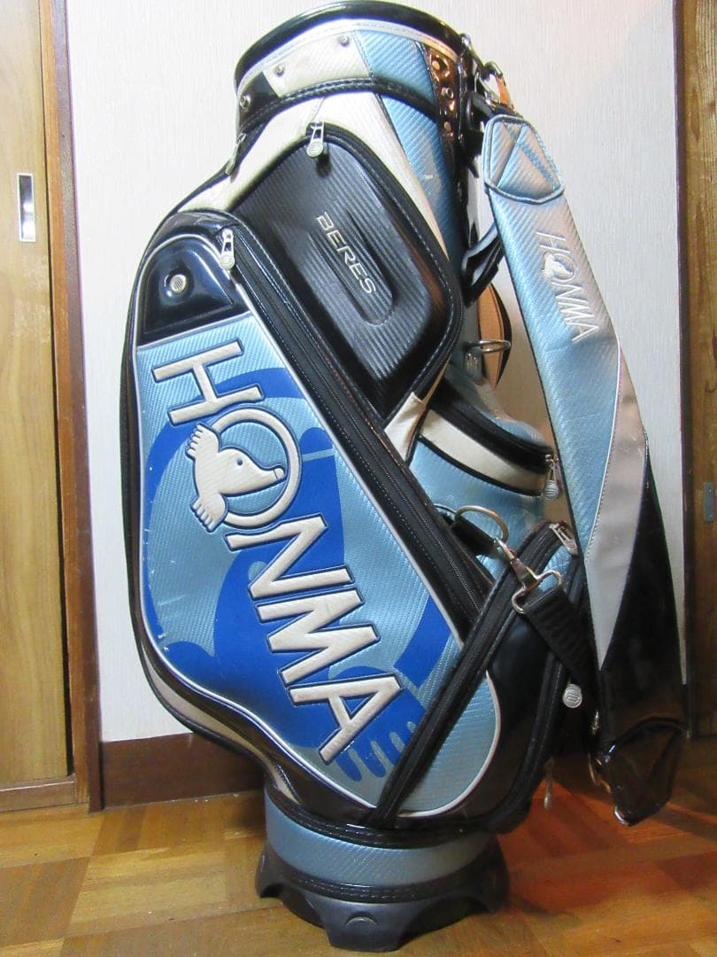 ★ホンマ★HONMA BERES★3点式★ゴルフバック★フードなし★水色★