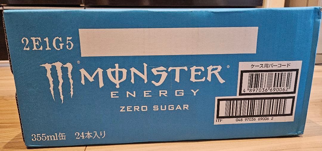モンスターエナジーゼロシュガー 355ml ２４本入り(日本国産)　2箱