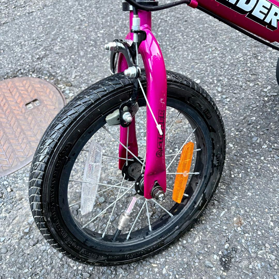 美品 STRIDER 14X ピンク