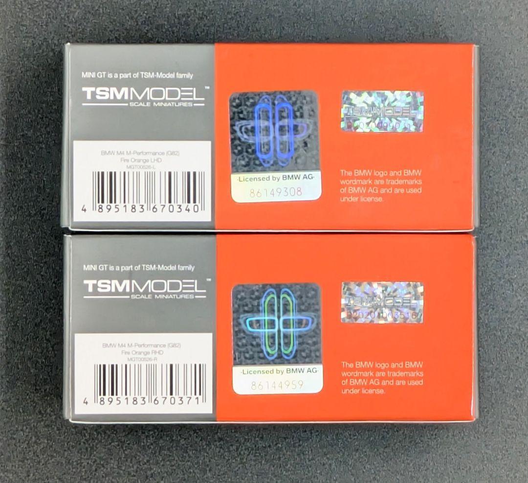 ミニカー MINI GT  M4 M-Performance Fire Orange