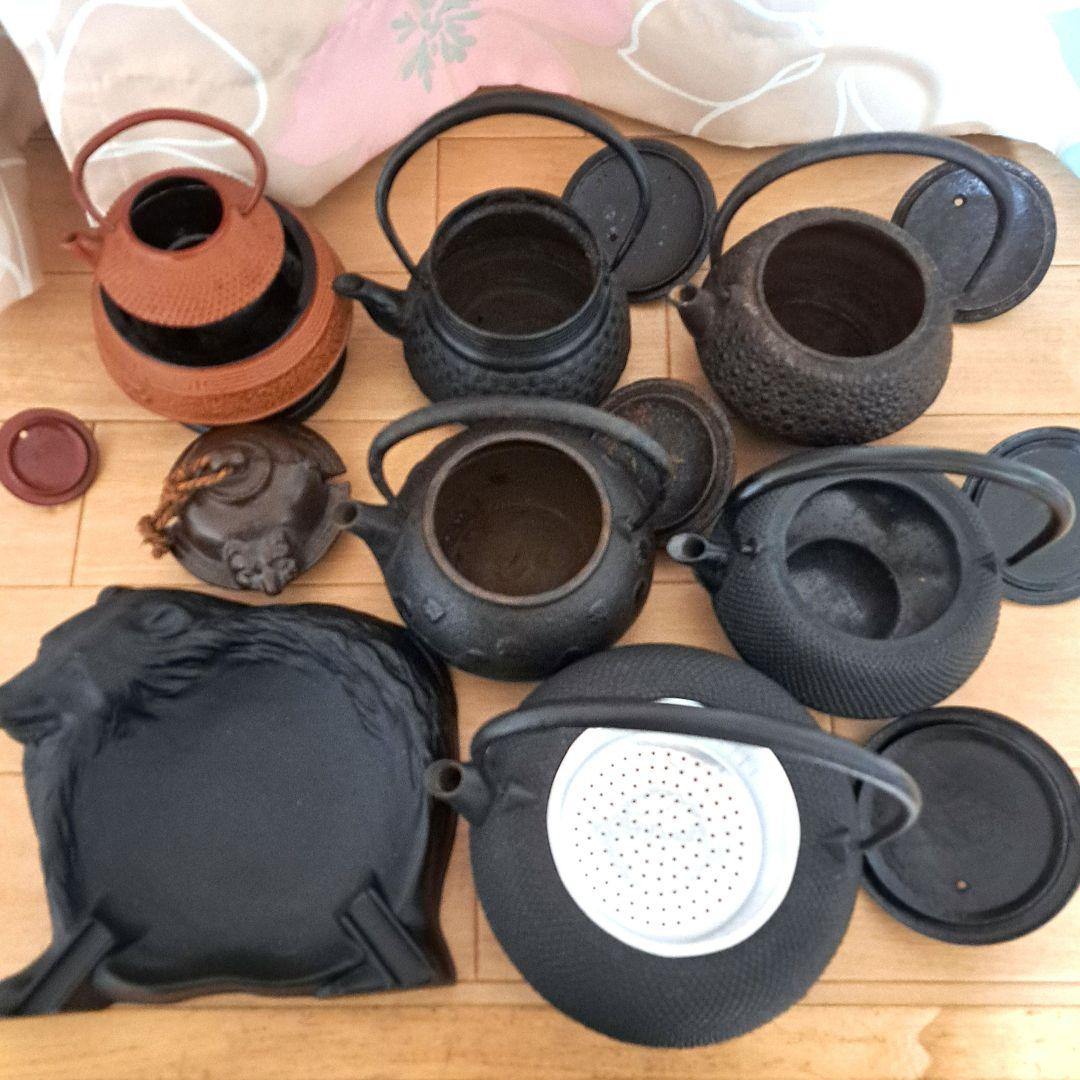 新品未使用あり⭐　南部鉄器　鉄瓶 8個セット　まとめ売り